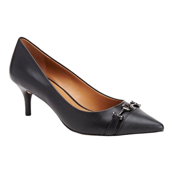 COACH Women’s Lauri Pointed-Toe Pumps in the Size 9M in Black Color - Picture 1 of 10
